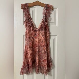 Kimchi Blue Pink babydoll top